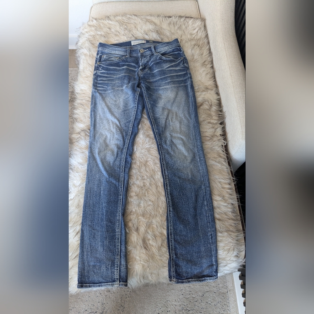 2 pairs of Men's DepartWest Jeans, Size 29 Regular Trouper Straight Stretch